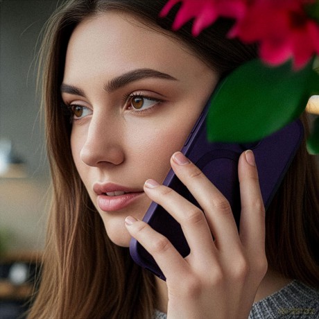 Apple iPhone 16 - 3mk Smoke MagCase Purple