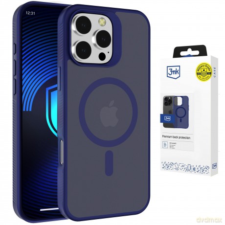 Apple iPhone 16 Pro - 3mk Smoke MagCase Blue