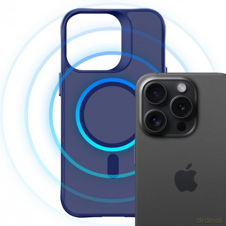 Apple iPhone 16 Pro Max - 3mk Smoke MagCase Blue
