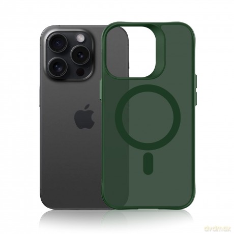 Apple iPhone 16 Pro Max - 3mk Smoke MagCase Green