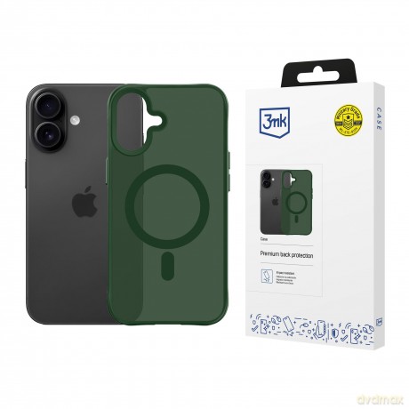 Apple iPhone 17 - 3mk Smoke MagCase Green