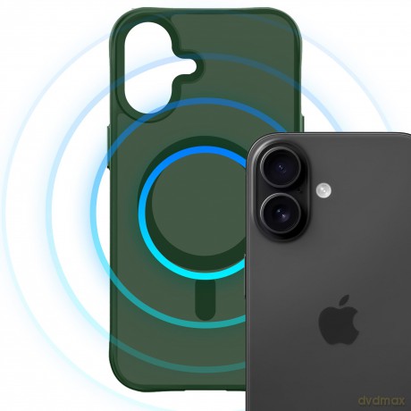 Apple iPhone 17 - 3mk Smoke MagCase Green