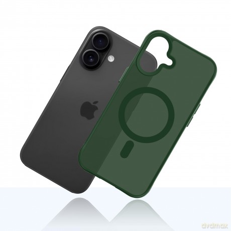 Apple iPhone 17 - 3mk Smoke MagCase Green