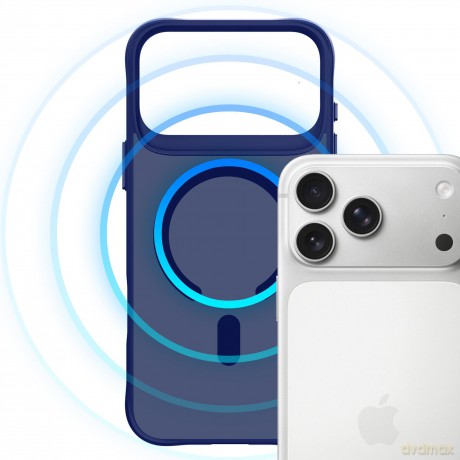 Apple iPhone 17 Pro - 3mk Smoke MagCase Blue