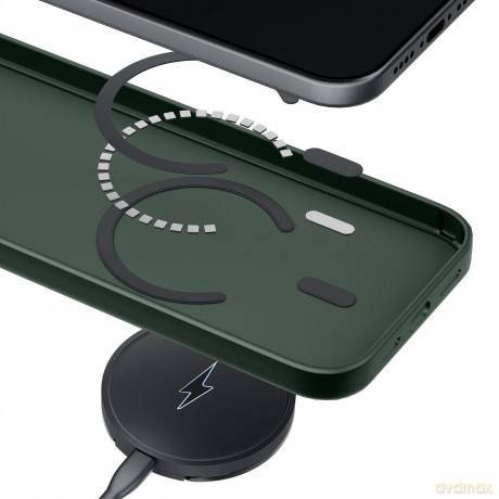 Apple iPhone 17 Pro - 3mk Smoke MagCase Green