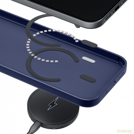 Apple iPhone 17 Pro Max - 3mk Smoke MagCase Blue