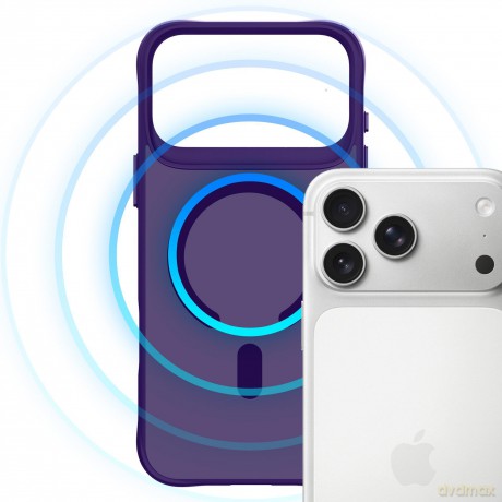 Apple iPhone 17 Pro Max - 3mk Smoke MagCase Purple
