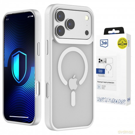 Apple iPhone 17 Pro Max - 3mk Smoke MagCase White
