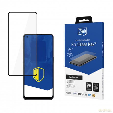 OPPO Reno 7 Lite 5G - 3mk HardGlass Max Black