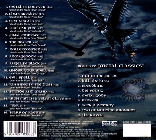 Primal Fear: Metal Is Forever - The Very Best of Primal Fear [CD]