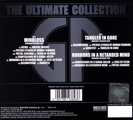 Gorefest: Mindloss + Demos [2CD]