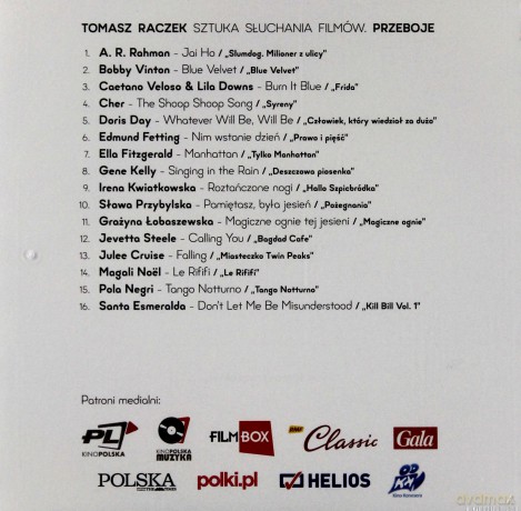 Tomasz Raczek - Sztuka słuchania filmów. Przeboje [CD]