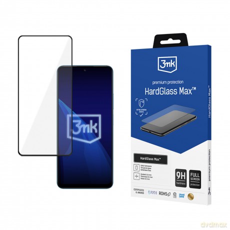Redmi Note 12 Pro - 3mk HardGlass Max Black