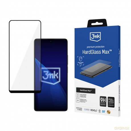 Redmi Note 13 5G - 3mk HardGlass Max Black