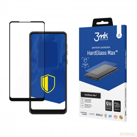 Samsung Galaxy A21s - 3mk HardGlass Max Black