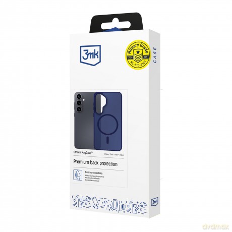 Samsung Galaxy S25 Ultra - 3mk Smoke MagCase Blue