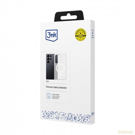 Samsung Galaxy S25 Ultra - 3mk Smoke MagCase White