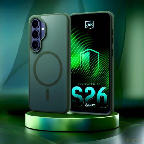 Samsung Galaxy S26 - 3mk Smoke MagCase Green