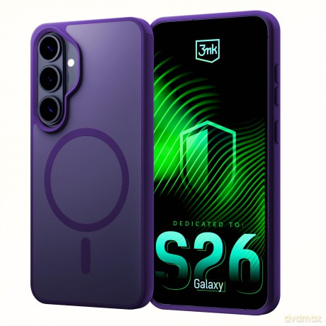 Samsung Galaxy S26 - 3mk Smoke MagCase Purple