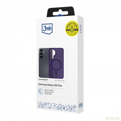 Samsung Galaxy S26 - 3mk Smoke MagCase Purple