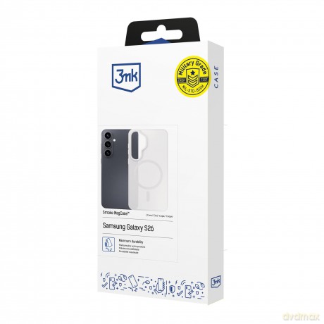 Samsung Galaxy S26 - 3mk Smoke MagCase White