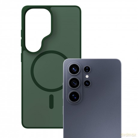 Samsung Galaxy S26 Ultra - 3mk Smoke MagCase Green