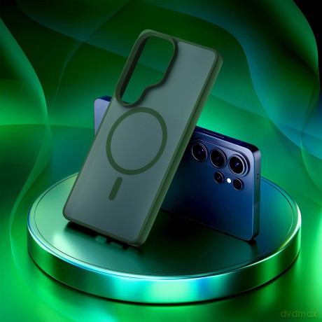 Samsung Galaxy S26 Ultra - 3mk Smoke MagCase Green