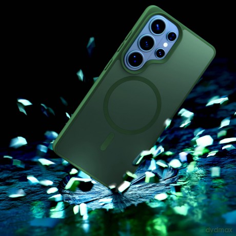 Samsung Galaxy S26 Ultra - 3mk Smoke MagCase Green