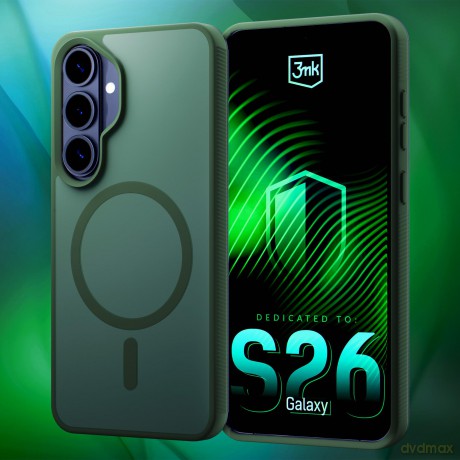 Samsung Galaxy S26+ - 3mk Smoke MagCase Green