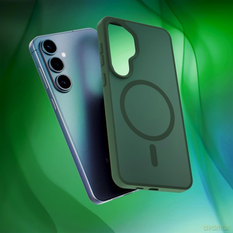 Samsung Galaxy S26+ - 3mk Smoke MagCase Green