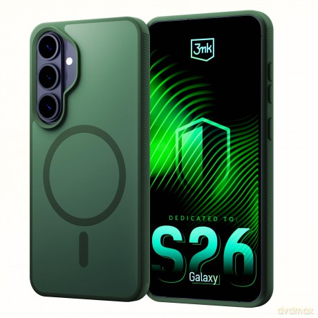 Samsung Galaxy S26+ - 3mk Smoke MagCase Green