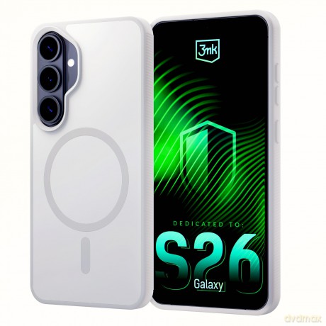 Samsung Galaxy S26+ - 3mk Smoke MagCase White