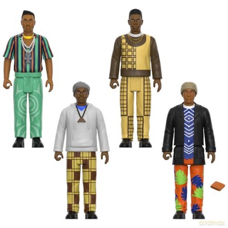 A Tribe Called Quest: A Tribe Called Quest Reaction Figures Wave 1 Peoples Instinctive Travels And The Paths Of Rhythm (4-Pack)