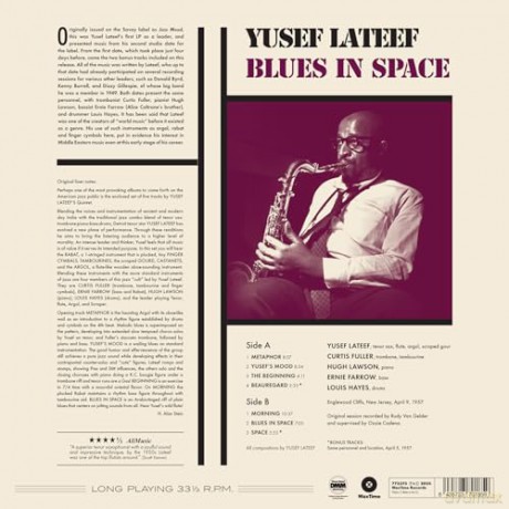 Yusef Lateef: Blues In Space (+2 Bonus Tracks) (Limted) [Winyl]