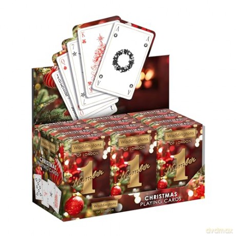Christmas: Christmas Waddingtons Number 1 Playing Cards