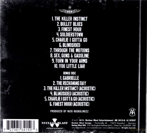 Black Star Riders: The Killer Instinct (digibook) [2CD]