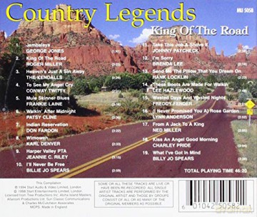 Country Legends - King Of The Road [CD]
