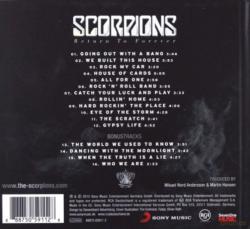 Scorpions: Return To Forever (Limited Deluxe Editon) [CD]