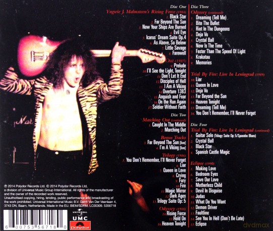 Yngwie Malmsteen: Yngwie Malmsteen's Rising Force [4CD]