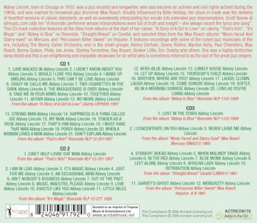 Abbey Lincoln: Early Years - The Albums Collection 1957-61 [CD]