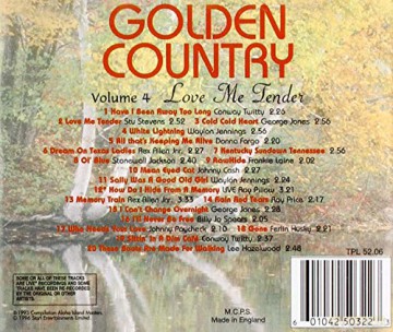 Golden Country Vol. 4 - Love Me Tender [CD]