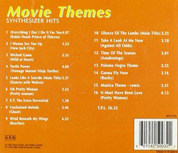 Movie Themes - Synthesizer Hits [CD]
