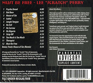 Lee Scratch Perry: Must Be Free [CD]