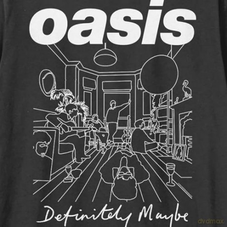 Oasis: Oasis Definitely Maybe - Cotton - Black - X Large
