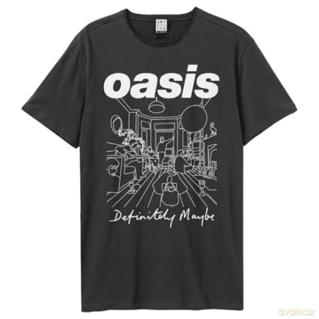 Oasis: Oasis Definitely Maybe - Cotton - Black - X Large