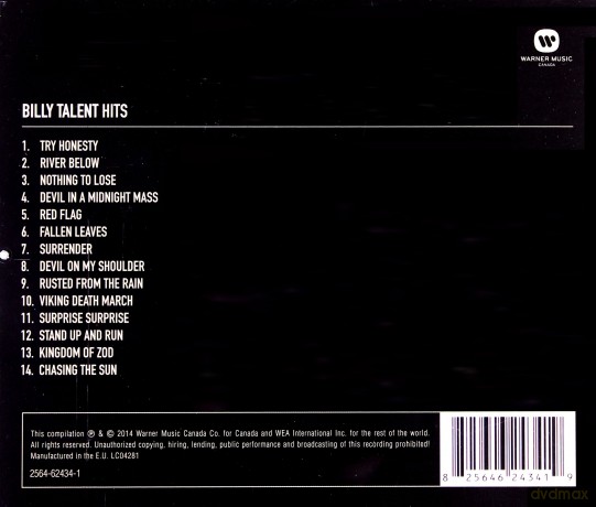 Billy Talent: Hits [CD]
