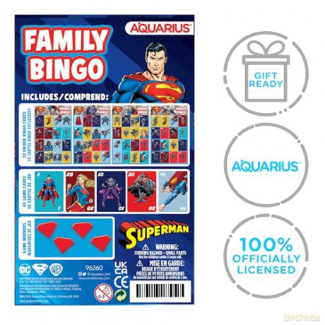 Superman: Superman Family Bingo