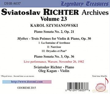 Sviatoslav Richter: Sviatoslav Richter Vol. 23 [CD]