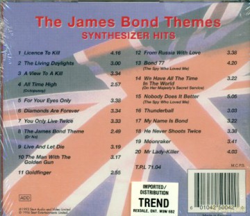 The James Bond Themes - Synthesizer Hits [CD]