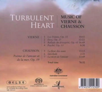 Davislim/Queensland Orch: Turbulent Heart [CD]